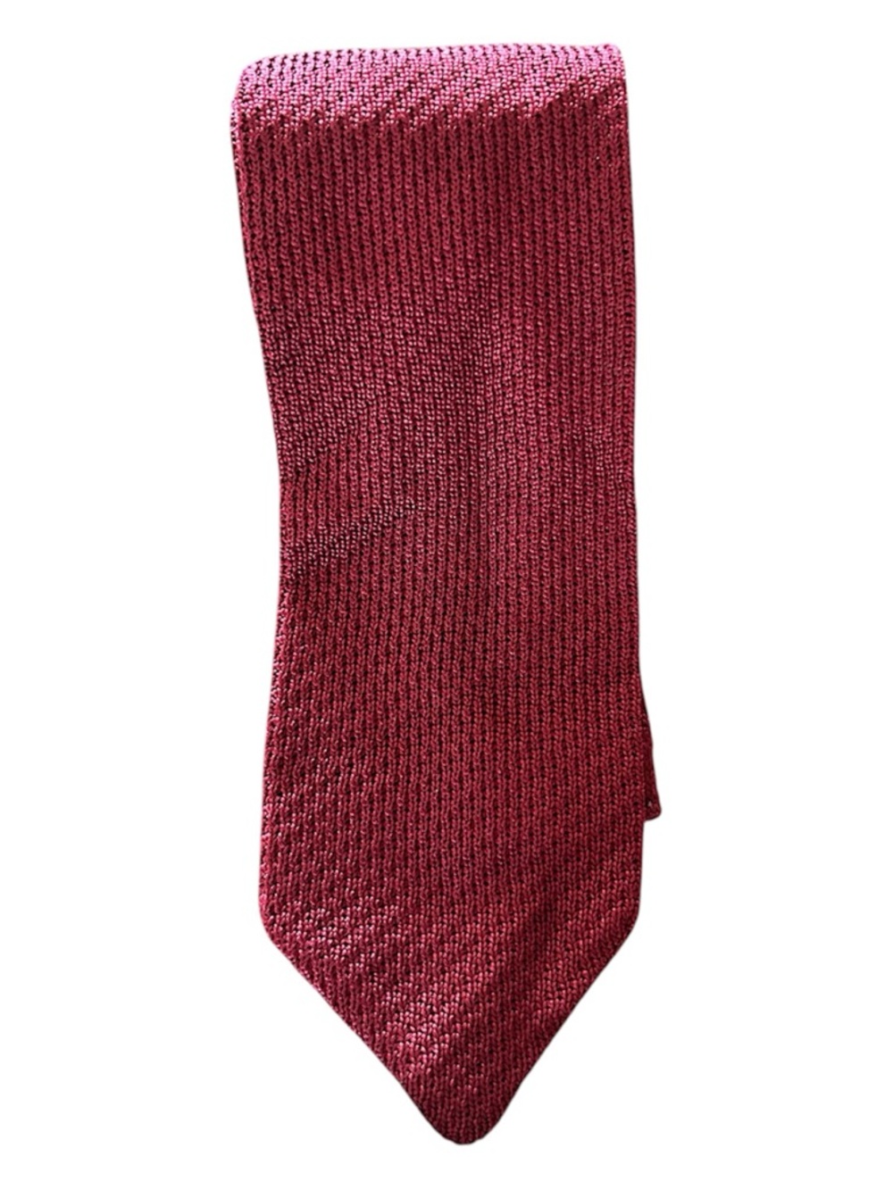 Coach men’s knit maroon wine necktie tie
